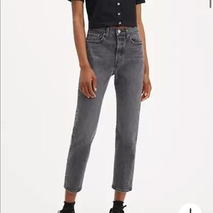 Dark grey Levi’s 501